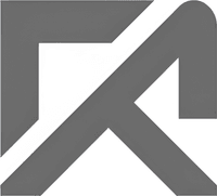 Минималистичный абстрактный логотип букмекерской конторы 1xbet в серых тонах на белом фоне